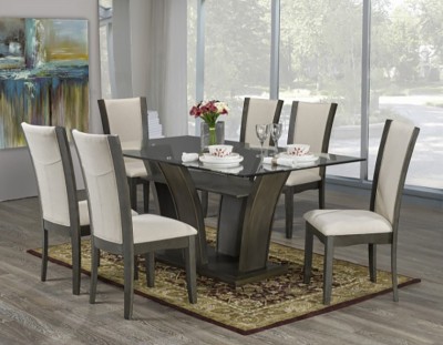 GR AMBROSE RECT. DINING SERIES GREY